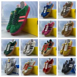 2024 Diseñador del campus CICI LUXURY Casual Zapatos Sanba Sneakers para hombres y mujeres Velvet Patchwork Impresión y leopardo a rayas COMA COMO COMO Zapatos