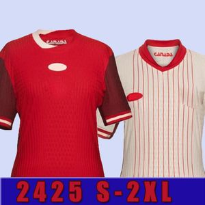 2024 Canada voetbalshirt Maillot de Foot 2024 Copa America Cup kindertenue Voetbalshirt van het Canadese nationale team 2025 24/25 thuis uit spelerversie BUCHANAN DAVIES