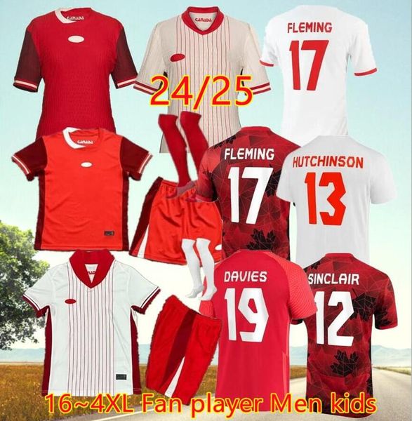 2024 Canada Jerseys de football Miller Davies J.David 4xl 24 25 Ugbo Larin Cavallini Millar Eustaquio 2023 Shirts de foot