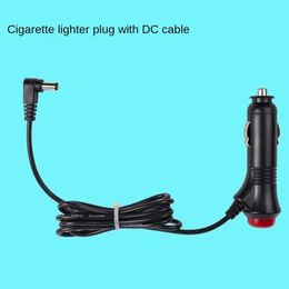 2024 CAR DC 12V 24V DC2.1 3,5 mm Conecte de encendedor Cigarrillo Adaptador de alimentación con interruptor de 1/3 metros Cable para E Dog GPS Radarcigarette más liviano Interruptor de cable