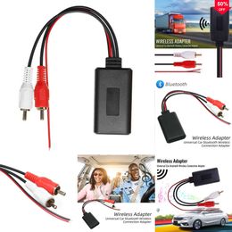 2024 Auto Wireless Bluetooth Receiver Module Aux Cable Adapter Muziek Audio Stereo -ontvanger voor voertuigen met 2RCA Interface Car Kit