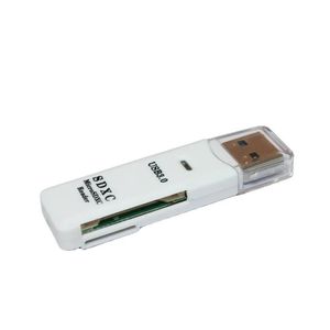 2024 Lecteur de carte 5Gbps 2 en 1 USB 3.0 pour SDHC SDXC Micro SD Carte Reader Adaptateur SD / TF Trans-Flash Card Converter Tool- pour lecteur de carte pour la carte