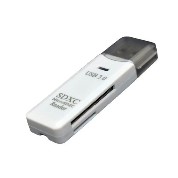 Lector de tarjetas 2024, 5Gbps, 2 en 1, USB 3,0 para SDHC SDXC, adaptador de lector de tarjetas Micro SD/TF, herramienta convertidora de tarjetas Trans-flash