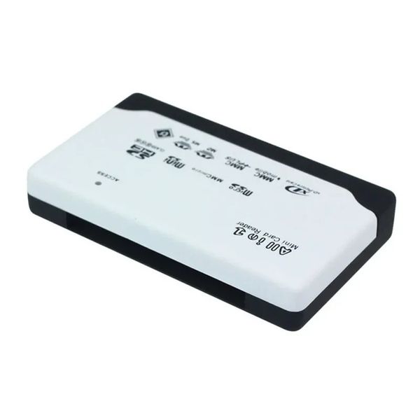 2024 Lector de tarjetas USB 2.0 TF Memory Rel Reader Fast Data Transmission Todo en un lector de tarjetas Soporte TF CF SD Mini SD MS XD 1. Tarjeta USB