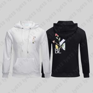 2024 Casa Blanca Sudadera con capucha Cálida Sudadera con capucha Sudaderas con capucha para hombre Moda High Street Sudadera gráfica Otoño Invierno Manga larga Cuello redondo Sudadera con capucha de diseñador