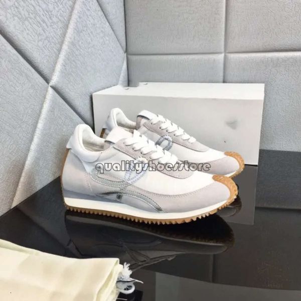 2024 Casual Designer Femmes Flow Chaussures Voyage Cuir Homme À Lacets Elies Chaussures Mode Dame Courir Formateurs Lettres Femme Chaussure Plate-Forme Gym Baskets Gym Chaussures 694