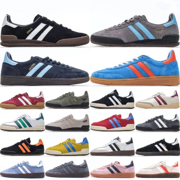 2024 Originales casuales Balonmano Spezialjean para hombres Mujeres Núcleo Negro Azul marino Goma Tiza Blanco Luz Azul Plataforma Zapatillas de deporte Tamaño Zapatos de diseñador 56567