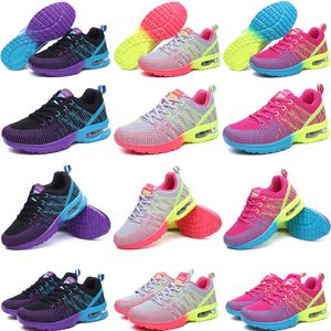 2024 Chaussures de course décontractées Men Trainers Femmes Sneakers sportifs Personnalité Black Purple Rose Rose Gris rose rose 35-42 Gai