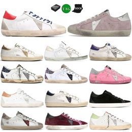 2024 Chaussures Casual Clients Golden Super Gooseity Star Italie Marque Baskets Super Star luxe Dirtys Sequin Blanc Do-old Dirty Designer Baskets