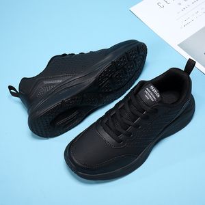 2024 Casual schoenen voor mannen vrouwen voor zwart blauw grijs gai ademen comfortabele sporttrainer sneaker kleur-127 maat 35-41