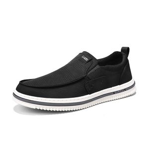 2024 Chaussures décontractées vertes noir blanc marron gris gris respirant Athleisure Slip-on Shoes Sneakers Taille 39-44 Gai