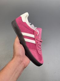 2024 Casual Schoenen Indoor Suède Sneakers plate-forme heren Luxe Trainers Vet Roze Paars Fusion Gum Scarlet Cloud Wit Zwart Grijs Shadow Maroon Pulse Mint schoen