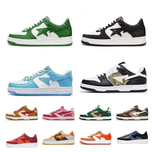 2024 Chaussures de sport Hommes Femmes Running Sk8 Low Noir Blanc Beige Daim Camo Bleu Tokyo Gris Orange Rose Pastel Scarpe Hommes Baskets Femmes Baskets de créateurs en plein air