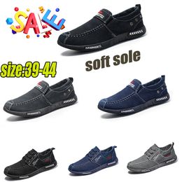 2024 sapatos casuais mens designer sapatos sneaker preto azul cinza matéria vintage ao ar livre esporte treinadores macio confortável anti deslizamento tamanho grande