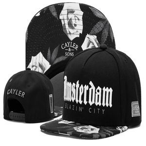 2024 Cayler Sons Baseball Caps BLAZIN' CITY bloem zomer mannen vrouwen Sport Gorras Planas Hiphop Pet Snapback Hoeden