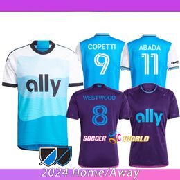 2024 Charlotte FC Soccer Jersey Home Away Fans Player Version COPETTI Football Shirt 24 25 Hommes BRONICO VARGAS BENDER TUILOMA MALANDA Accueil MLS Football Shirts