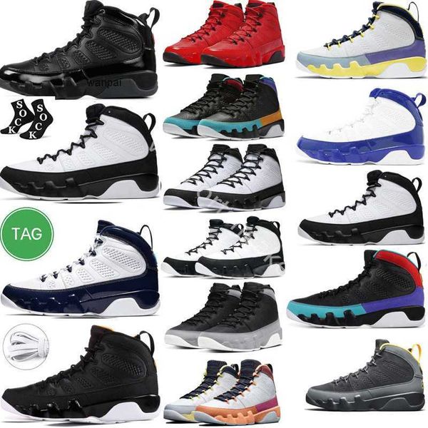 2024 bon marché Jumpman 9 9s Chaussures de basket-ball pour hommes Space Jam chili de particules rouge gris noir Dark Gum Gym Red Charcoal University Pearl Blue Un City of