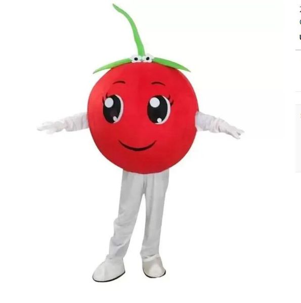 2024 Cerise Costume De Mascotte Top Qualité Personnaliser Dessin Animé Fruit Anime thème personnage Taille Adulte De Noël Carnaval Déguisements