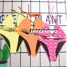 2024 Chic de maillot de bain Sexy Bikini Summer Beach Club Party Sweetwwear Imprimé Graphic Twopiece Maix de maillot