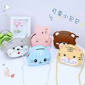 2024 Carton de dessin animé Crossbody Little Girl mignon Zero portefeuille bébé mini Pu One épaule accessoire petit sac 78% d'usine en gros