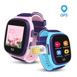 2024 Kinderlink Touch Touch Smart Digital Watch Pols Band LBS IP67 Fitness Bracelet 4G GPS Kids Smart Watch