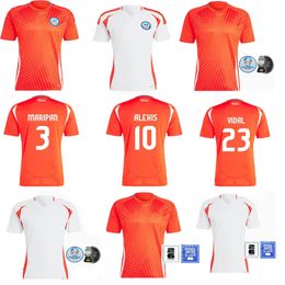 2024 Chili nationale team ALEXIS voetbalshirt Vidal ZAMORANO Vargas Medel 23 24 Pinares camiseta de futbol voetbalshirts mannen kit