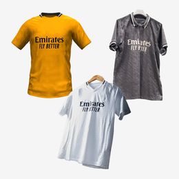 2024 2025 Reals Soccer Jerseys Madrids Football Shirts 24 25 Uniforms Bellingham Vini Jr Camavinga Valverde Zidane Rodrygo Home Away Third