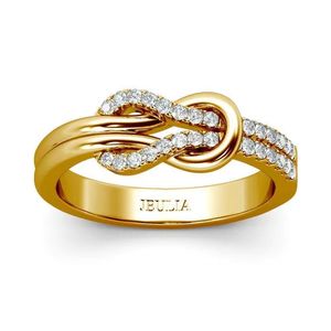 2024 China Knot Silver plaqué Mosan Diamond Diamond Premium Ring Women's Women's Engagement Anneau