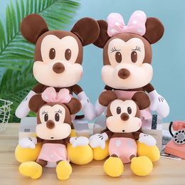 Jouets en peluche pour couple, poupées de dessin animé mignonnes, oreillers pour enfants, cadeaux de vacances, vente en gros, en stock, nouvelle collection 2024