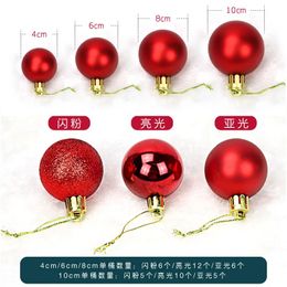 2024 Kerst Pine Tree Ornament Red Navy Blue Ball Ornament 3cm-20 cm Meerdere kleuren 24pcsnavy blauw ornament Meerlekeurig kleurig blauw ornament Meerdere kleur