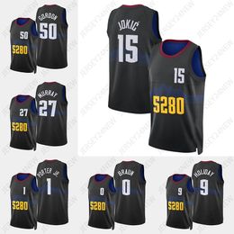 2024 Ciudad 15 Jokic 27 Jerseys de baloncesto Murray Carmelo Anthony Michael Porter Jr Aaron Gordon Bones Hyland Jeff Green XS-4XL