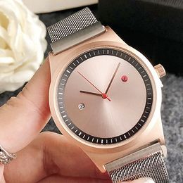 2024 CKK Designer Luxe Modemerk Unisex Liefhebbers Paar Stalen Mesh band Metalen Band Quartz Pols Vrouwen Mannen Horloge Gift Groothandel Gratis Verzending Hot Koop