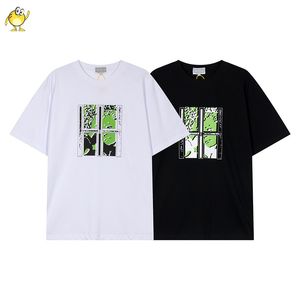 Camiseta clásica que combina con todo para hombre y mujer, camiseta de manga corta informal Vintage en blanco y negro, verano 2024