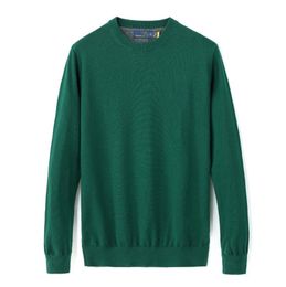 2024 Klassieke casual hoogwaardige truien Polo Sweaters Mens Sweatshirt Lange mouw Borduurpaar Sweater Spring herfst losse pullover Cashmere trui