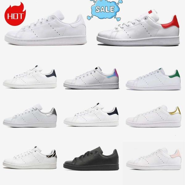 2024 Classic Stan Smith Superstars Running Shoes Men Mujeres Triples Blanco Blanco Rojo VERDE Pindo azul marino Azul Diseñador Shoping Shogging Togging Sneakers