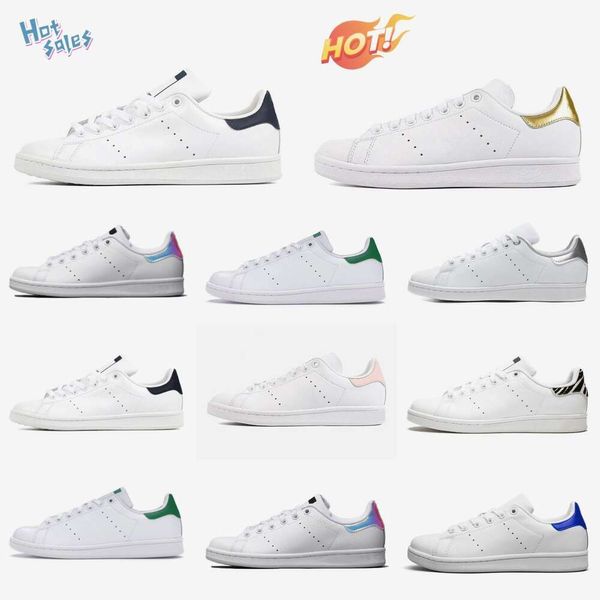 2024 Classic Stan Smith Superstars Chaussures de course Chaussures hommes Trainers Triple Noir blanc rouge argent vert rose marine bleu sport de concepteur de chaussures de jogging P01