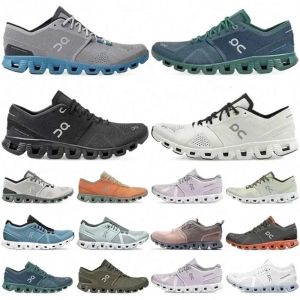 2024 Cloud on X1 Chaussures de course pour hommes Triple Noir Asphalt Gris Alon Blanc Niagara Bleu Orange Mer Rose Baskets respirantes pour hommes Lifestyle Sports Sn