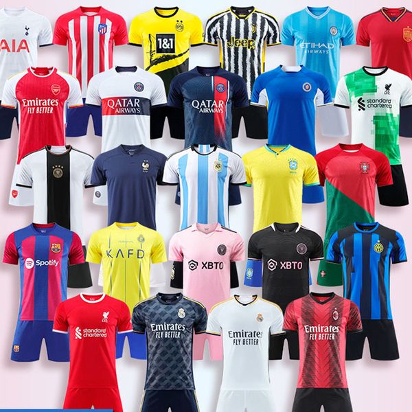 Kit de football du club 2024 pour adultes et enfants (sans chaussettes)