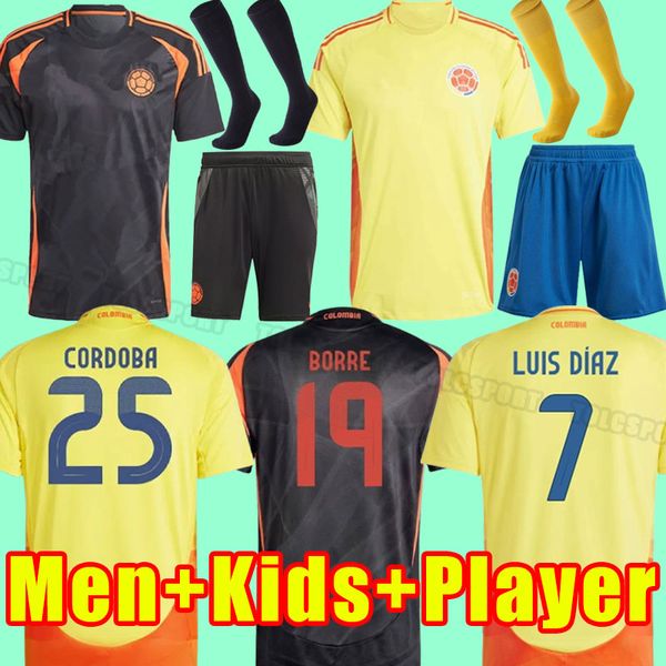 2024 COLOMBIA Versión del jugador de las camisetas de fútbol