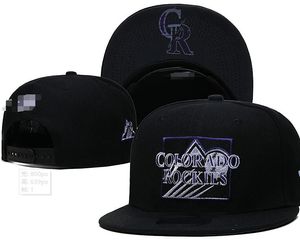 2024 Colorado CR Béisbol Snapback Sun Caps Campeones Campeones Serie Mundial Mujeres Sombreros de fútbol Snapback Strapback Hip Hop Sports Hat, Orden A2