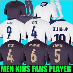 2024 2025 Inglaterra camisetas de fútbol 150 aniversario pre partido KELLY camiseta de fútbol KANE STERLING RASHFORD SANCHO GREALISH Hombres Niños fanáticos versión jugador Saka Rice