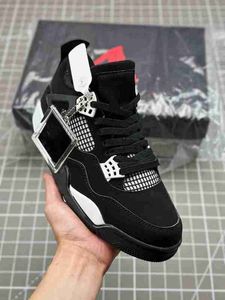 2024 Comeback 4s Chaussures de basket-ball noires militaires 4 (IV) Blanc Neutre Gris Hommes Femmes Baskets de style de vie avec es