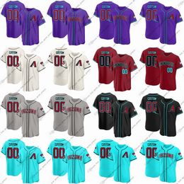 2024 Base cool Maillot de baseball personnalisé Randy Johnson Nick Ahmed Madison Bumgarner Evan Longoria Corbin Carroll Black Gold Miguel Castro Andrew Chafin