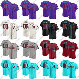 Maillot personnalisé Cool Base 2024 Randy Johnson Nick Ahmed Madison Bumgarner Evan Longoria Corbin Carroll Or noir Miguel Castro Andrew Chafin