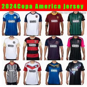 2024 Copa America Soccer Jersey Club de Cuervos Raniza FC Muchachos FC West Santos Olimpo United 24 25 Peluche Caligari Chemise de football Ensembles Hommes Kit Uniforme MEXICAIN