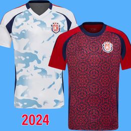 2024 Costa Rica J.Campbell Mens Soccer Jerseys National Team A.Contreras G.Torres Borges C Home Away Football Shirts Short Sheeve Uniform