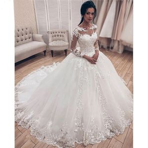 2024 Vestidos de novia bohemios del país más el tamaño del hombro Apliques de encaje Vestidos de novia Sexy Una línea Vestido de novia de encaje Vestido de novia de lujo Vestidos de boda de playa árabe