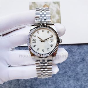 2024 Couple Montre Diamant 41/36mm Automatique 31mm/28mm Montre À Quartz Saphir Étanche Date Juste Montres Hommes Luxe Limité Acier Étoile Diamant Montres