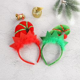 2024 Creatieve kerst elf hoofdband kerstfeest Decoraties feestcosplay decoratieve hoofddeksels voor kerstfeestdecoraties