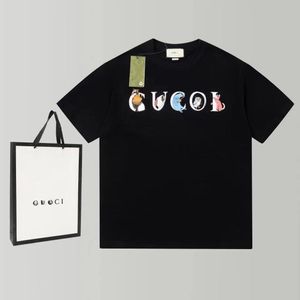 2024 Crew Neck Men's T-shirt Designer T-shirt Vêtements Fashion T-shirt Luxury Luxe à manches sportives pour hommes T-shirt décontracté pour hommes et femmes